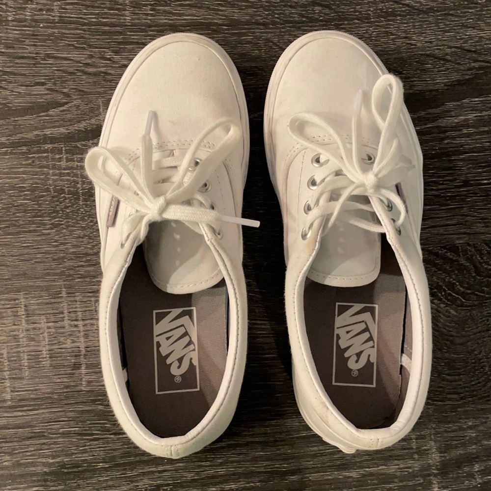 Vans tennis shoes, worn a few times.